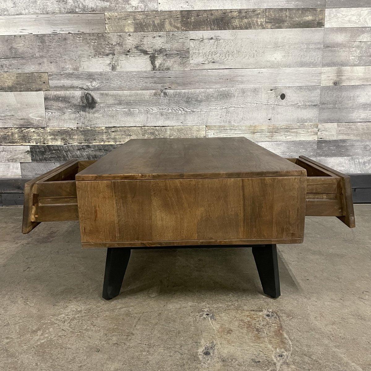 Knox Mango Wood Coffee Table - Rustic Furniture Outlet