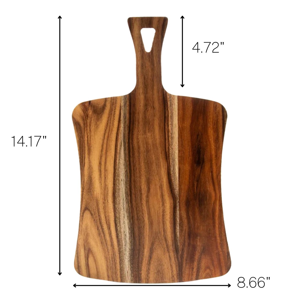 Large Acacia Wood Serving Charcuterie & Cheese Board - Rustic Furniture Outlet