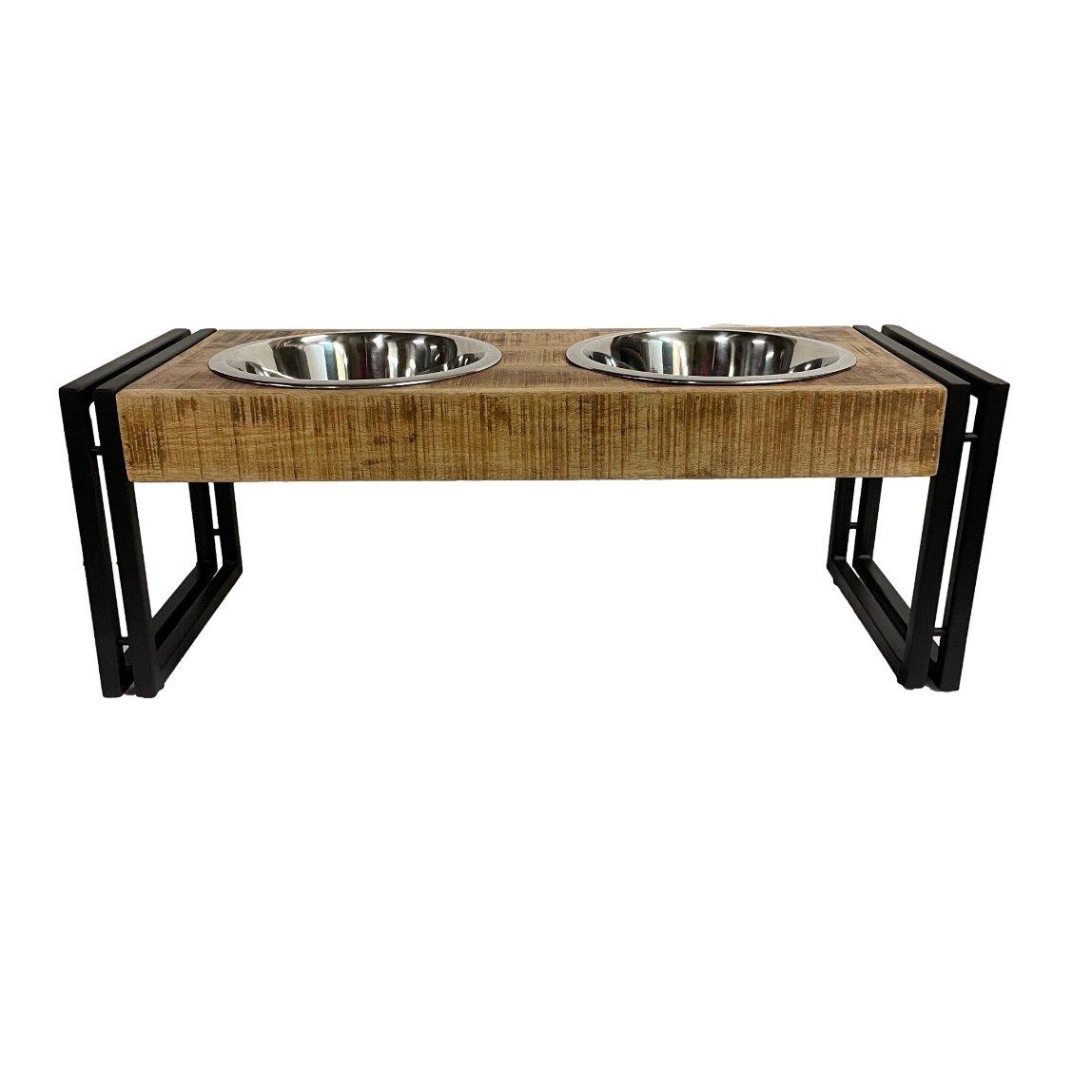 Large animal pet feeder dining set - Rustic Furniture Outlet