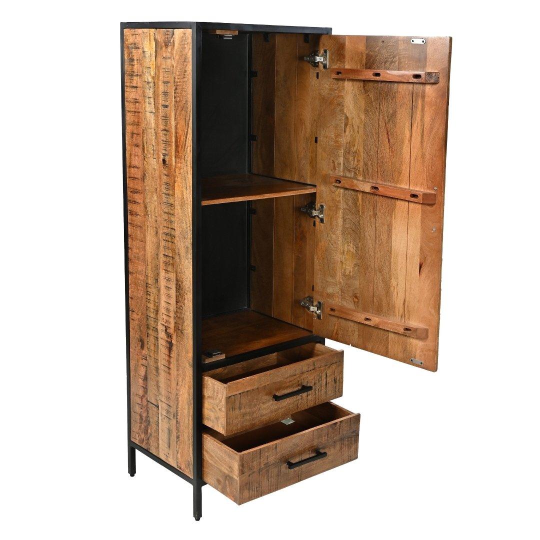 Madone Mango Wood Storage Cabinet - Rustic Furniture Outlet