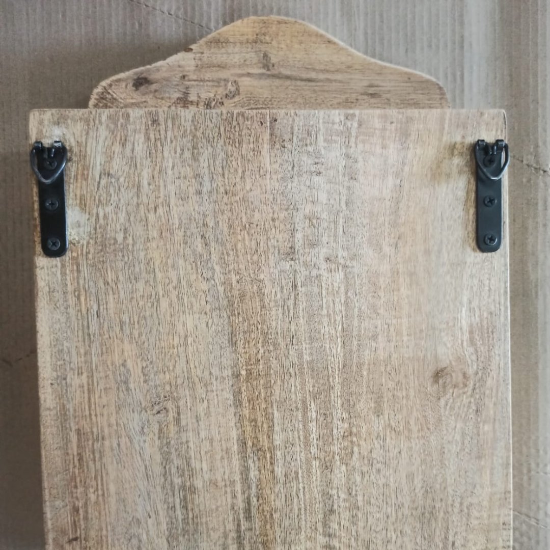 Mango wood Wall key Storage Box - Rustic Furniture Outlet