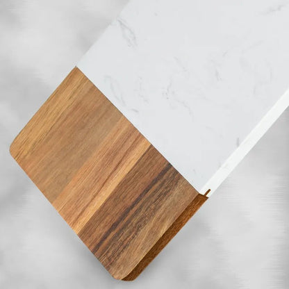 Marble Acacia Wood Charcuterie Cheese Board for Serving Cutting Food - Rustic Furniture Outlet