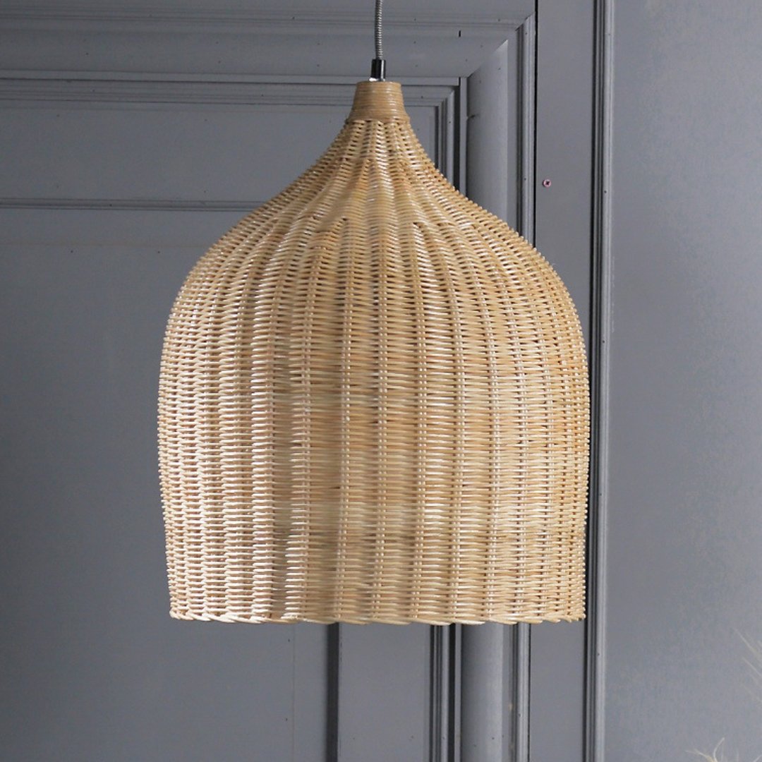 Rattan Pendant Light - Rustic Furniture Outlet