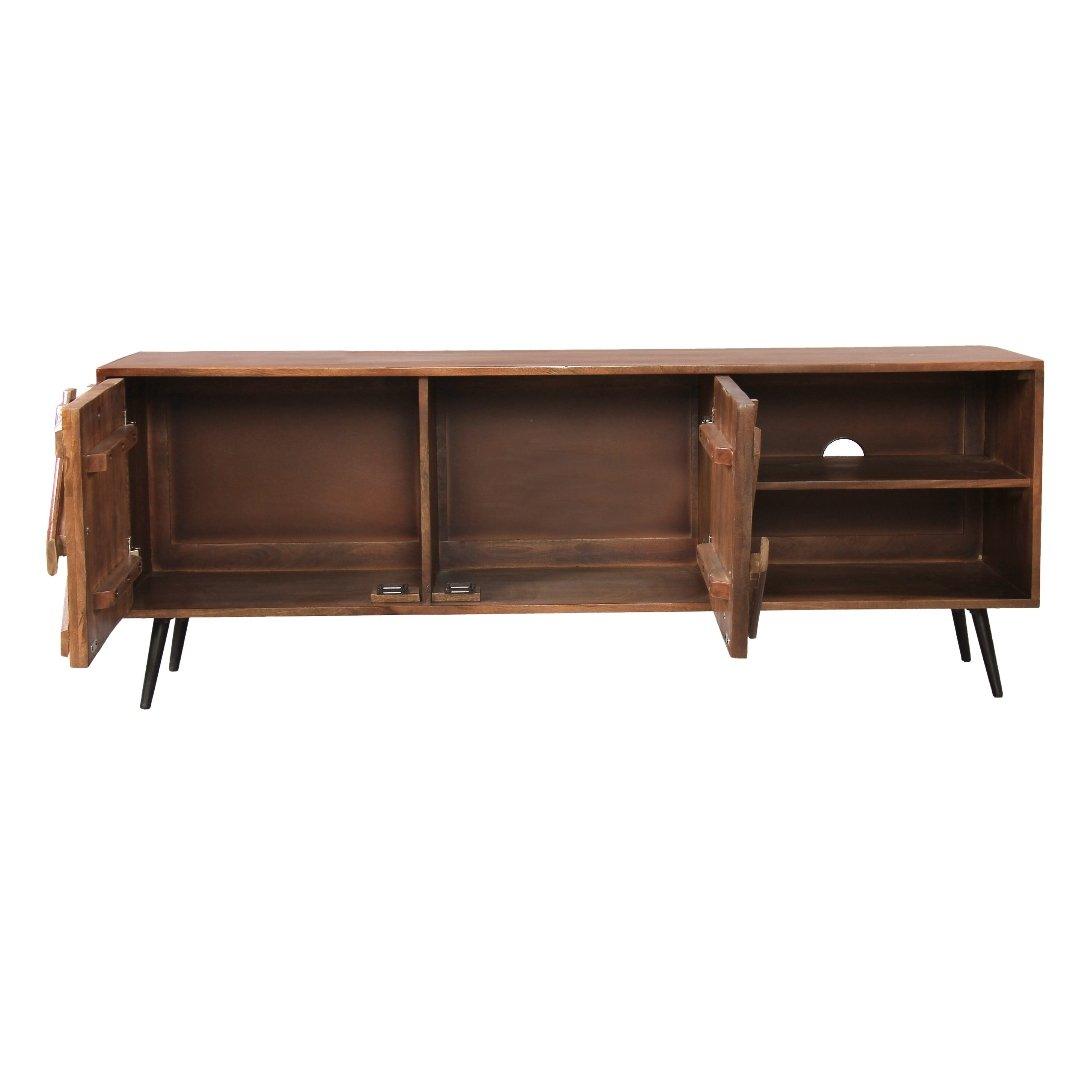 Renn Mango Wood TV Stand - Rustic Furniture Outlet