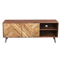 Renn Natural Mango Wood TV Stand - Rustic Furniture Outlet