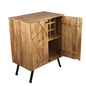 Scott Acacia wood Bar Unit - Rustic Furniture Outlet