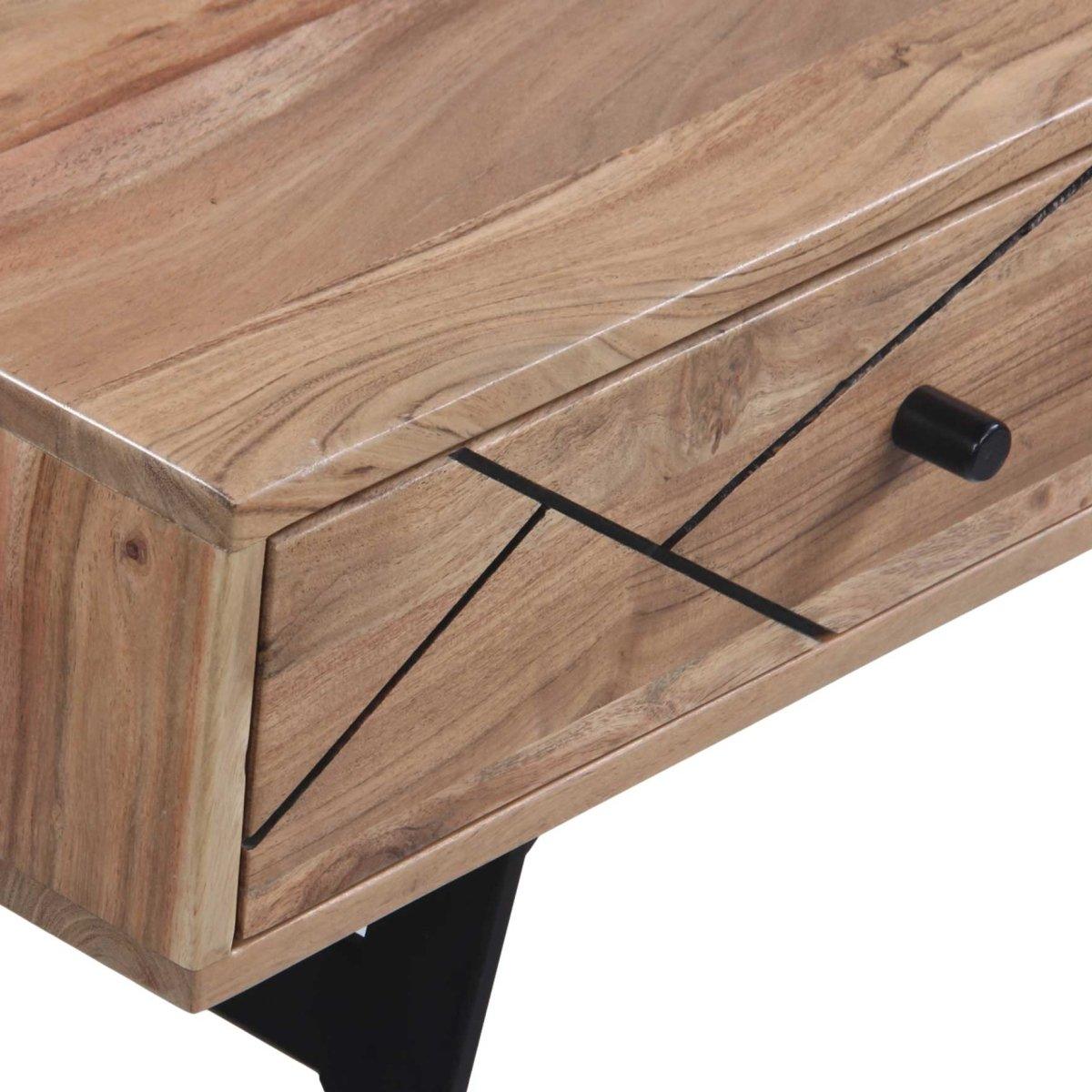 Scott Acacia wood Console Table - Rustic Furniture Outlet