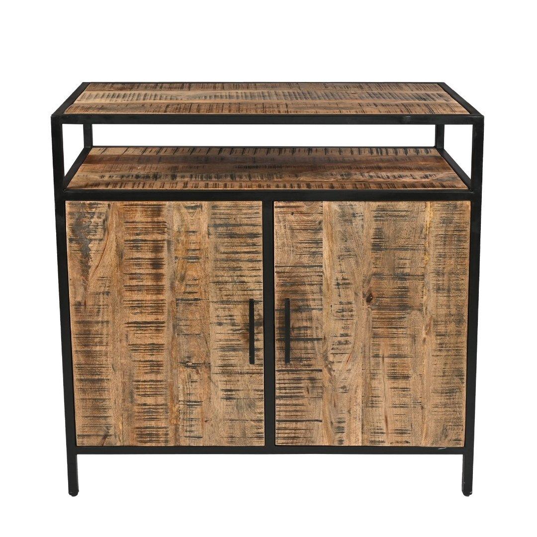 Small Madone Mango Wood Buffet Cabinet - Rustic Furniture Outlet