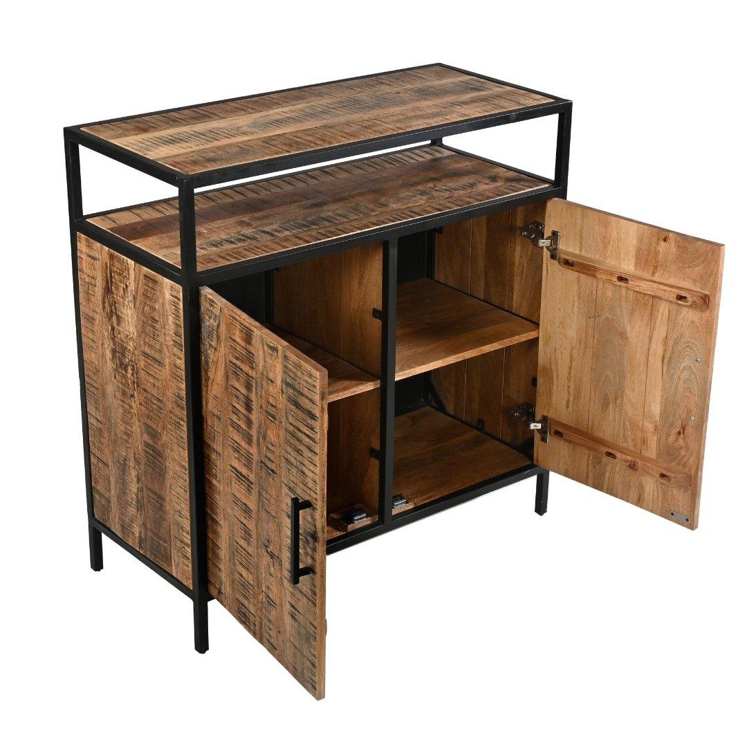 Small Madone Mango Wood Buffet Cabinet - Rustic Furniture Outlet