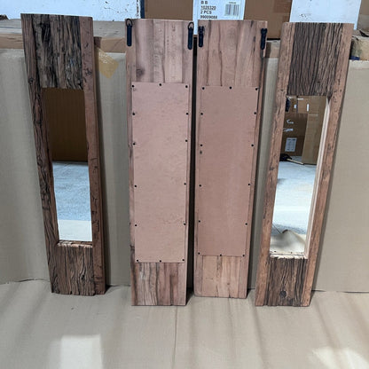Tall 48 inch Reclaimed wood mirror - Rustic Furniture Outlet