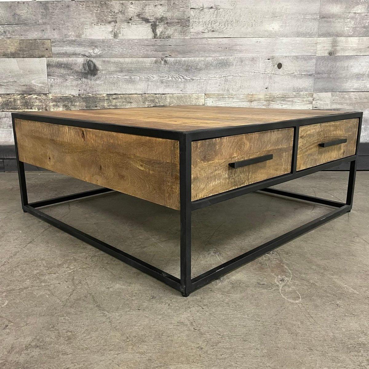 Watson Square Coffee Table - Rustic Furniture Outlet