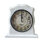 White Mantle Clock - Rustic Furniture Outlet